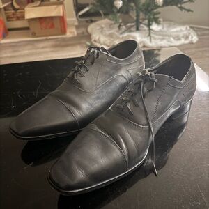 Wall + Water Vero Cuoio Made In Italy Black Men’s Oxford Size  13